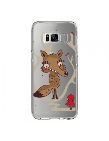 Coque Samsung S8 Le Petit Chaperon Rouge Loup Hello Big Wolf Transparente - Maria Jose Da Luz