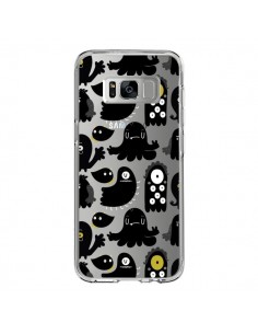 Coque Samsung S8 Monsters Monstres Pattern Transparente -...