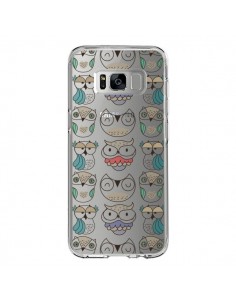 Coque Samsung S8 Chouettes Owl Hibou Transparente - Maria...