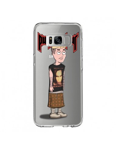 Coque Samsung S8 Bieber Marilyn Manson Fan Transparente - Mikadololo