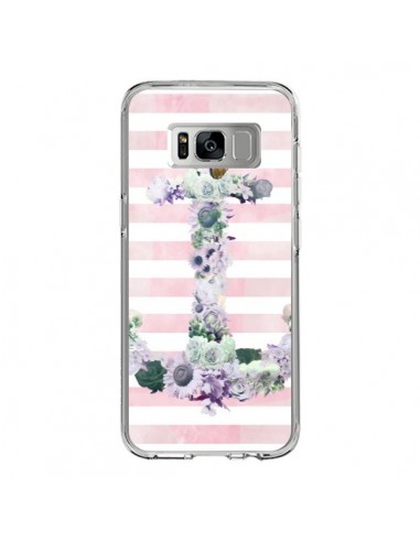 Coque Samsung S8 Ancre Rose Fleurs Navire - Monica Martinez