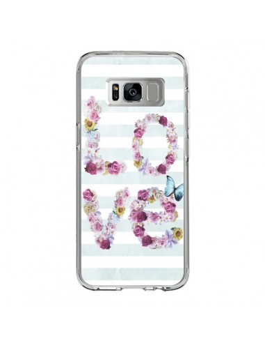 Coque Samsung S8 Love Fleurs Flower - Monica Martinez
