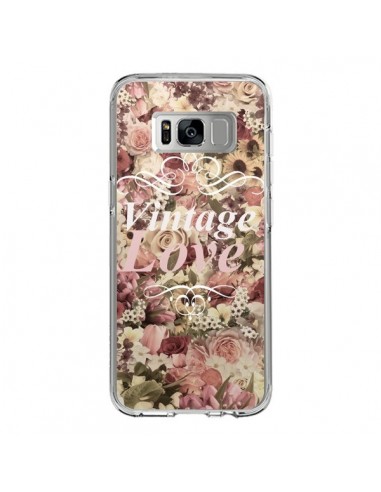 Coque Samsung S8 Vintage Love Flower - Monica Martinez