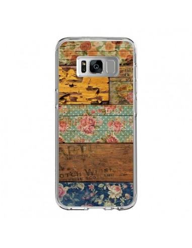 Coque Samsung S8 Barocco Style Bois - Maximilian San