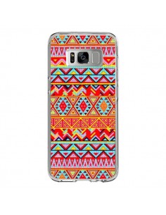 Coque Samsung S8 India Style Pattern Bois Azteque -...