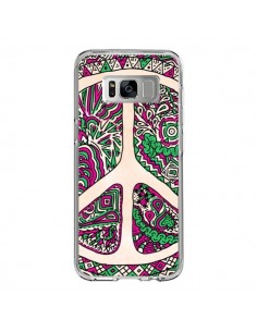 Coque Samsung S8 Peace and Love Azteque Vainilla -...