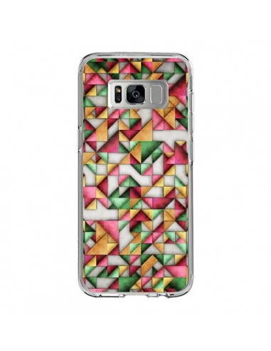 Coque Samsung S8 Azteque Triangle Geometric World - Maximilian San