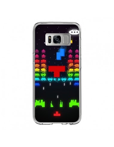 Coque Samsung S8 Invatris Space Invaders Tetris Jeu - Maximilian San