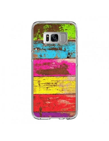 Coque Samsung S8 Bois Coloré Vintage - Maximilian San