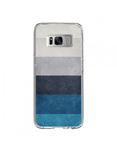 Coque Samsung S8 Bandes Horizontales Greece Hues - Maximilian San