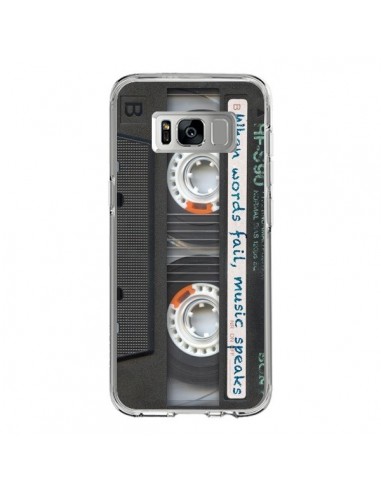 Coque Samsung S8 Cassette Words K7 - Maximilian San