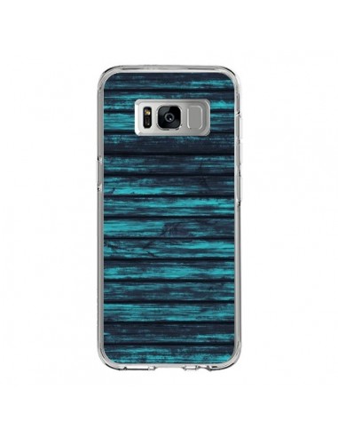 Coque Samsung S8 Blue Moon Wood Bois - Maximilian San