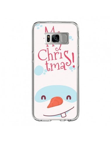 Coque Samsung S8 Bonhomme de Neige Merry Christmas Noël - Nico