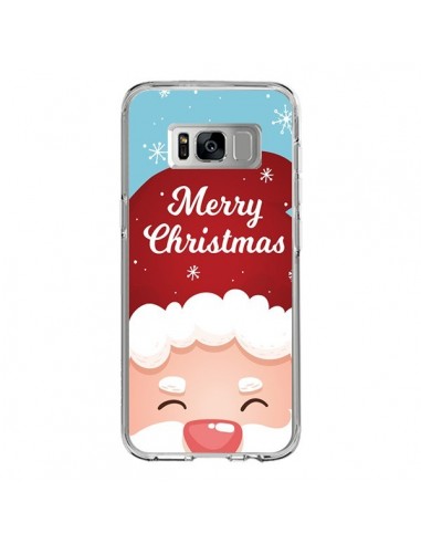 Coque Samsung S8 Bonnet du Père Noël Merry Christmas - Nico