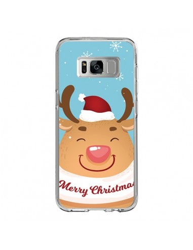 Coque Samsung S8 Renne de Noël Merry Christmas - Nico