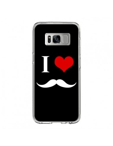 Coque Samsung S8 I Love Moustache - Nico