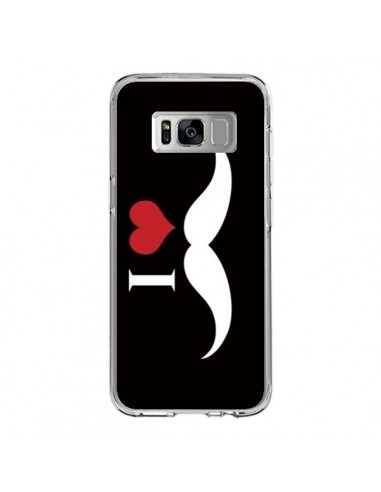 Coque Samsung S8 I Love Moustache - Nico