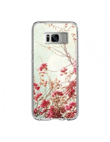 Coque Samsung S8 Fleur Vintage Rose - Nico