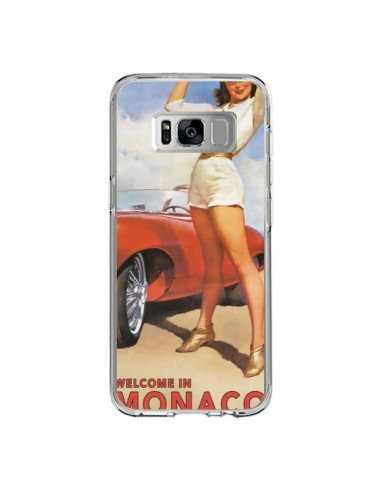 Coque Samsung S8 Welcome to Monaco Vintage Pin Up - Nico