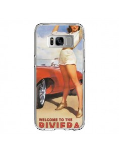 Coque Samsung S8 Welcome to the Riviera Vintage Pin Up -...