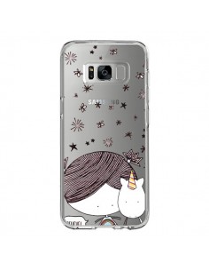 Coque Samsung S8 Petite Fille et Licorne I Believe...