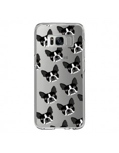 Coque Samsung S8 Chiens Boston Terrier Transparente - Pet...