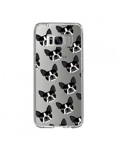 Coque Samsung S8 Chiens Boston Terrier Transparente - Pet Friendly