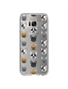 Coque Samsung S8 Chiens Bulldog Français Transparente -...