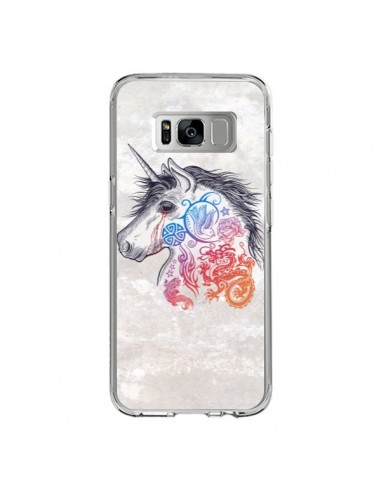 Coque Samsung S8 Licorne Muticolore - Rachel Caldwell