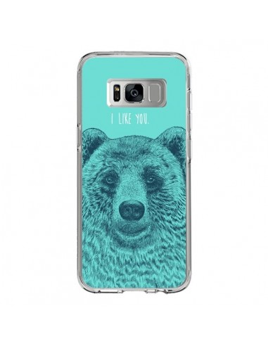 Coque Samsung S8 Bear Ours I like You - Rachel Caldwell