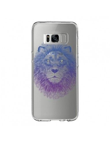 Coque Samsung S8 Lion Animal Transparente - Rachel Caldwell