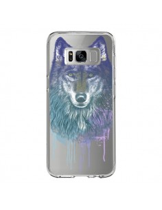 Coque Samsung S8 Loup Wolf Animal Transparente - Rachel...