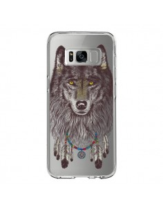 Coque Samsung S8 Loup Wolf Attrape Reves Transparente -...