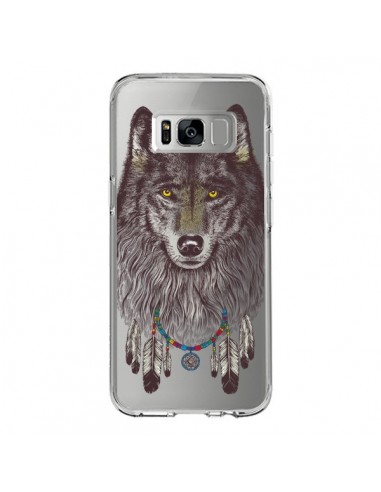 Coque Samsung S8 Loup Wolf Attrape Reves Transparente - Rachel Caldwell