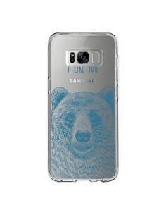 Coque Samsung S8 I Love You Bear Ours Ourson Transparente...