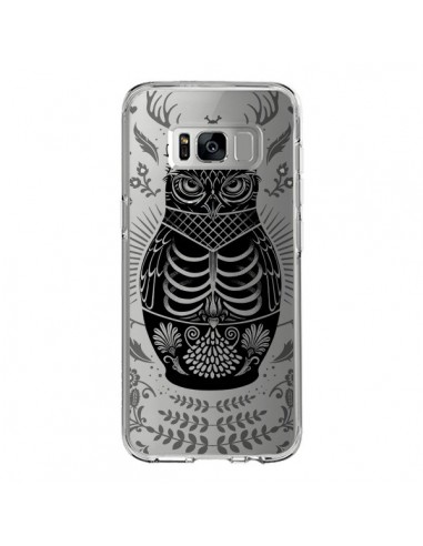 Coque Samsung S8 Owl Chouette Hibou Squelette Transparente - Rachel Caldwell