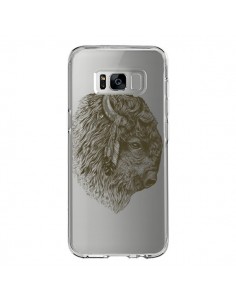Coque Samsung S8 Buffalo Bison Transparente - Rachel...