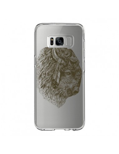 Coque Samsung S8 Buffalo Bison Transparente - Rachel Caldwell