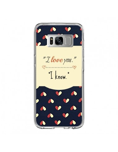 Coque Samsung S8 I love you - R Delean