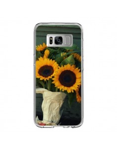 Coque Samsung S8 Tournesol Bouquet Fleur - R Delean