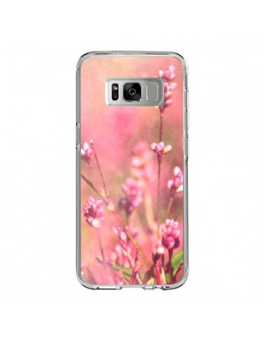 Coque Samsung S8 Fleurs Bourgeons Roses - R Delean