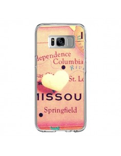 Coque Samsung S8 Carte Map Missouri Coeoeur - R Delean