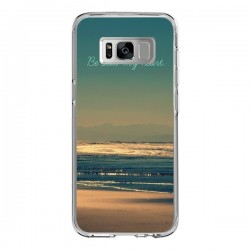 Coque Samsung S8 Be still my heart Mer Sable Beach Ocean...