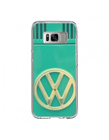 Coque Samsung S8 Groovy Van Hippie VW Bleu - R Delean