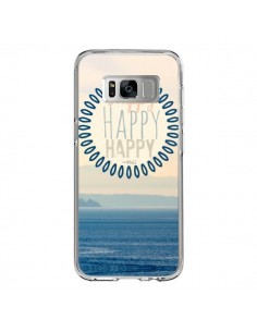 Coque Samsung S8 Happy Day Mer Ocean Sable Plage Paysage...