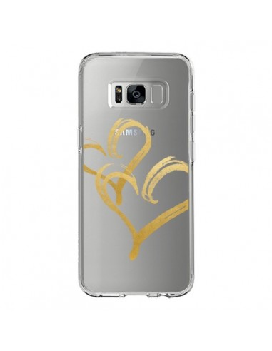 Coque Samsung S8 Deux Coeurs Love Amour Transparente - Sylvia Cook
