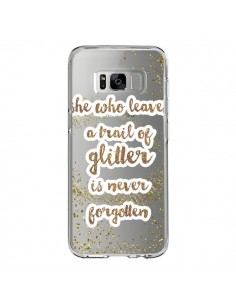 Coque Samsung S8 Style Pailleté Transparente - Sylvia Cook