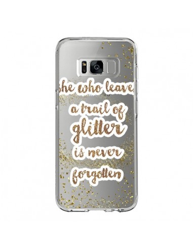 Coque Samsung S8 Style Pailleté Transparente - Sylvia Cook