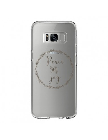 Coque Samsung S8 Peace and Joy, Paix et Joie Transparente - Sylvia Cook