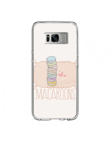 Coque Samsung S8 Macaron Gateau - Sara Eshak